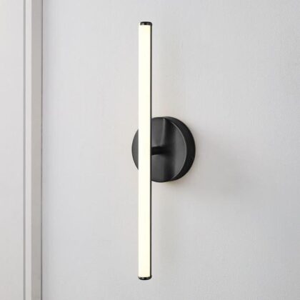 Modern Black Acrylic LED Tubular Wall Lamp