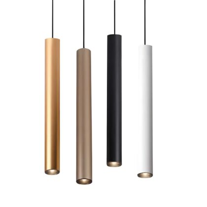 Cylindrical LED Suspension Pendant Light