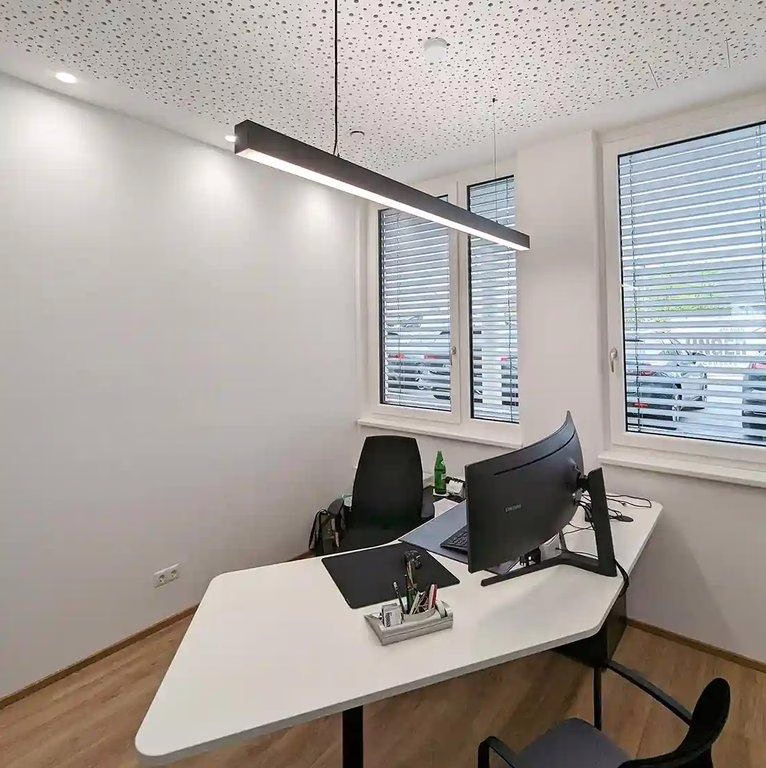 FLUX LINEAR PENDANT - 5075 Aluminium LED Profile - Black