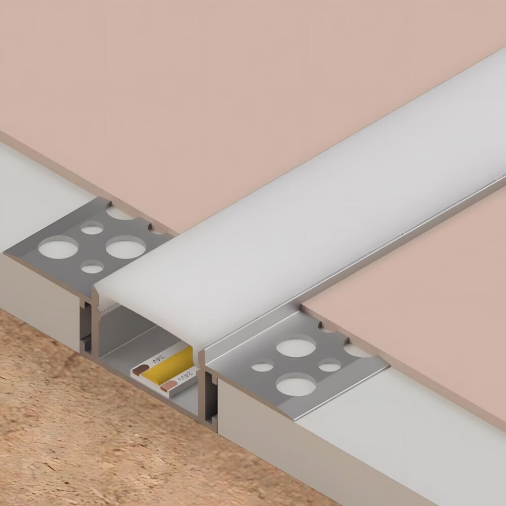 FLUX PLASTER-IN-8 Plaster-In Aluminium LED Profile